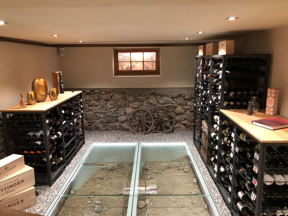 Xi Counter wine cellar