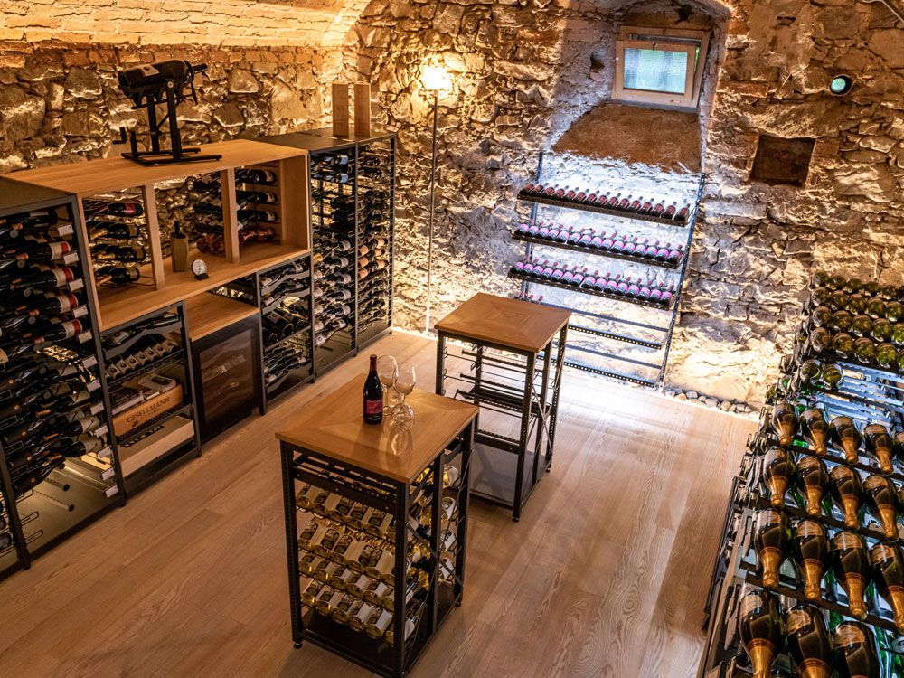Xi Walk-in, Xi Rack wine rack Schloss Amberg