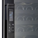 Pevino Giant 300 Flaschen - 1 Zone - Schwarze Glasfront