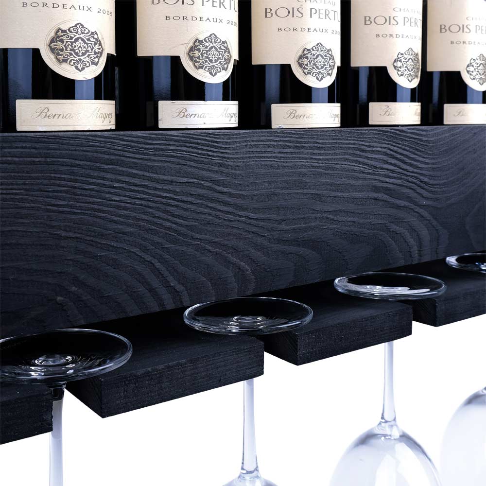 Vinobarto Freja - für Flaschen und Gläser - kleines Modell - schwarz/black