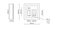 Xi Cool Presentation Quadro Vino N.12 - Schwarz