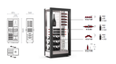 Weinklimaschrank Xi Cool Presentation XTE Schwarz