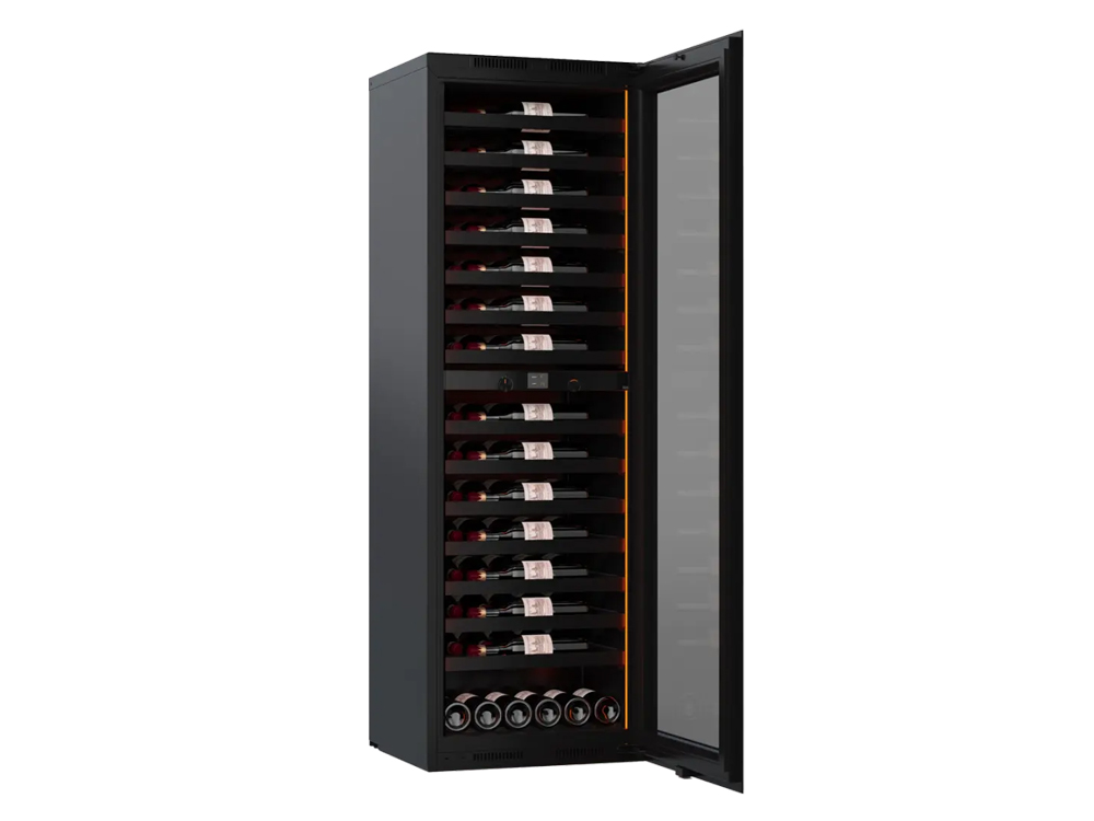 Pevino Imperial Push Open 95 Flaschen - 2 Zonen - Schwarz - integrierbar