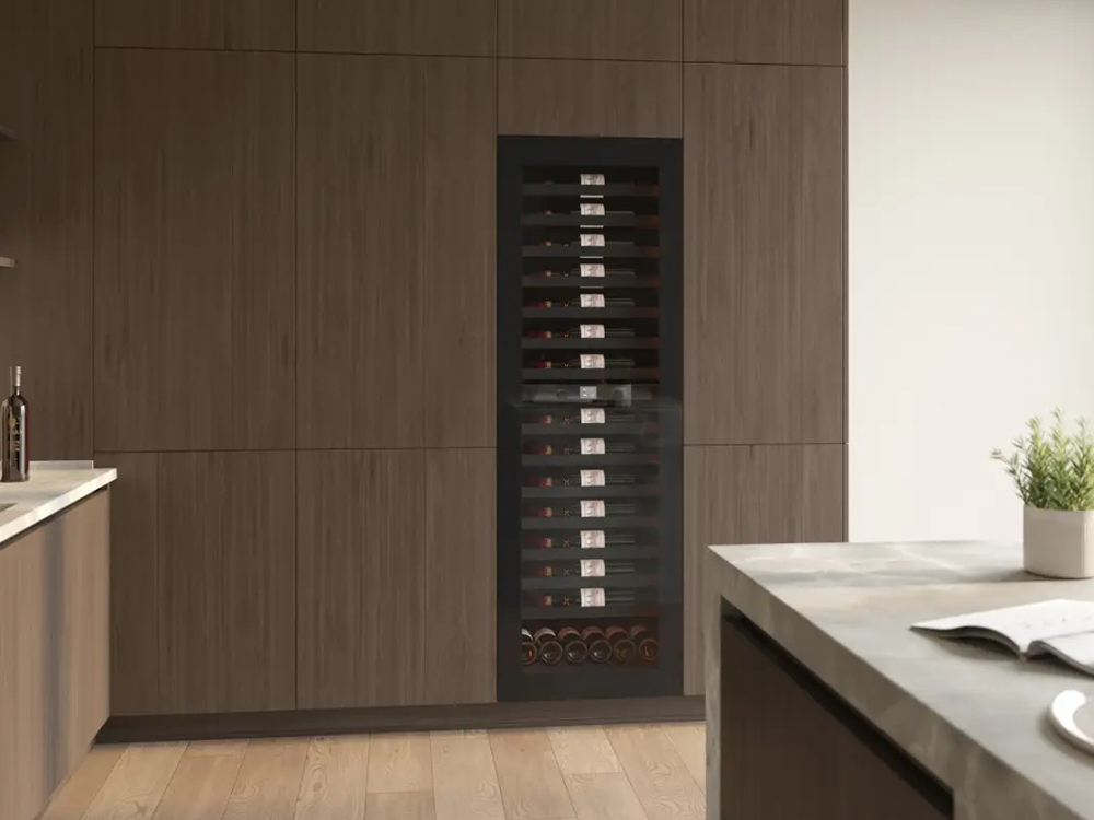 Pevino Imperial Push Open 95 Flaschen - 2 Zonen - Schwarz - integrierbar