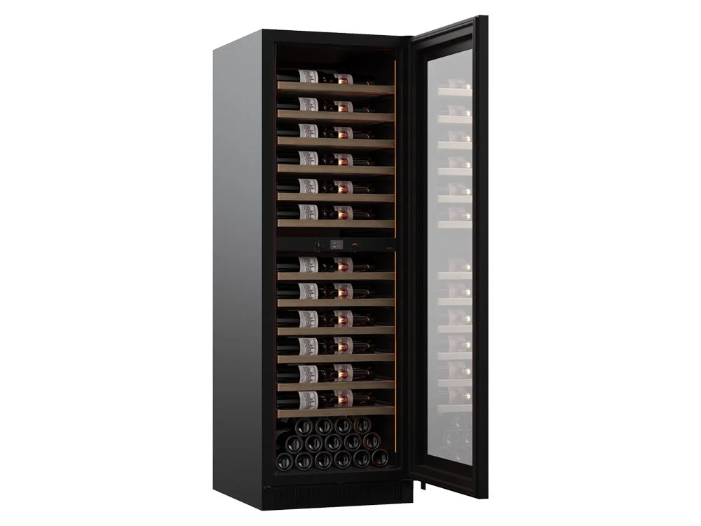 Pevino Majestic 111 Flaschen - 2 Zonen - Schwarze Glasfront
