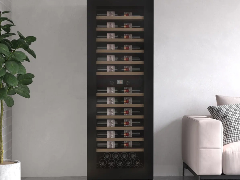 Pevino Majestic 111 Flaschen - 2 Zonen - Schwarze Glasfront