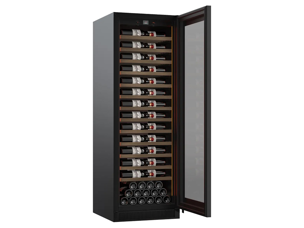 Pevino Majestic 119 Flaschen - 1 Zonen - Schwarze Glasfront
