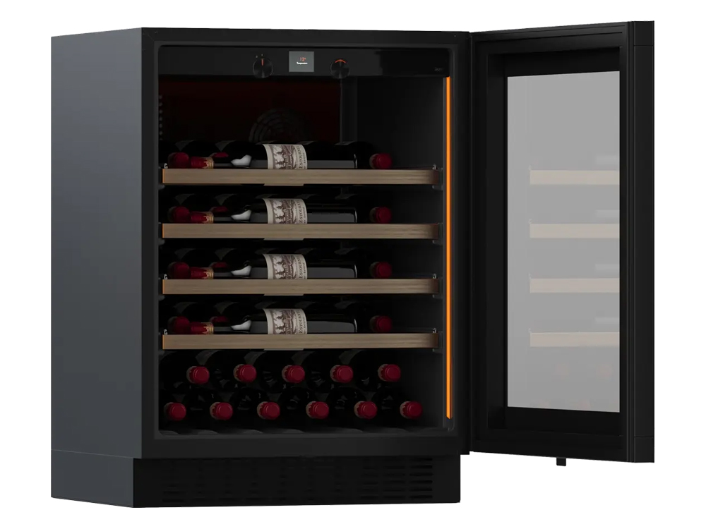 Pevino Majestic SB 35 Flaschen - 1 Zone - Schwarze Glasfront