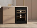 Pevino Majestic SB 39 Flaschen - 2 Zonen - Schwarze Glasfront - 80 cm