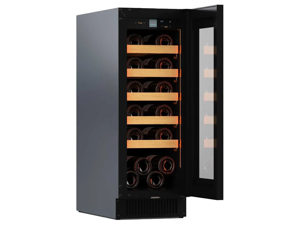 Pevino Noble 19 Flaschen - 1 Zone - Schwarze Glasfront