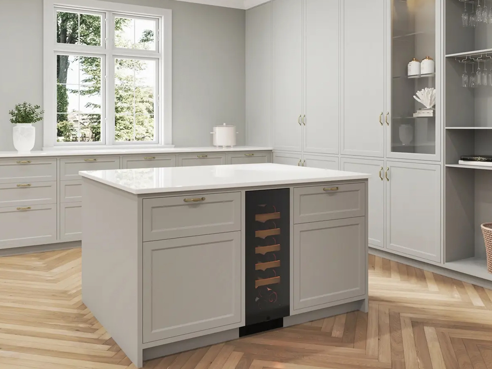 Pevino Noble 19 Flaschen - 1 Zone - Schwarze Glasfront
