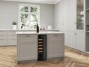 Pevino Noble 19 Flaschen - 1 Zone - Schwarze Glasfront