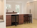 Pevino Noble 41 Flaschen - 1 Zone - Schwarze Glasfront