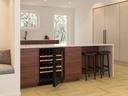 Pevino Noble 39 Flaschen - 2 Zonen - Schwarze Glasfront