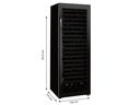 Pevino Giant 267 Flaschen - 1 Zone - Schwarze Glasfront