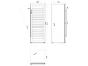 Pevino Imperial Giant 254 Flaschen - 2 Zonen - Schwarze Glasfront