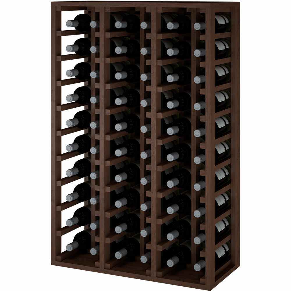 Winerex DESI - 60 Flaschen - Kieferholz braun gebeizt