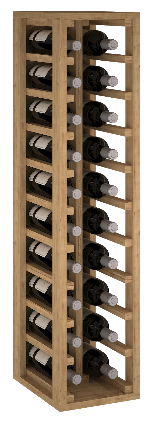 Winerex FRACO - 20 Flaschen (1/3 Modul) - Kiefernholz