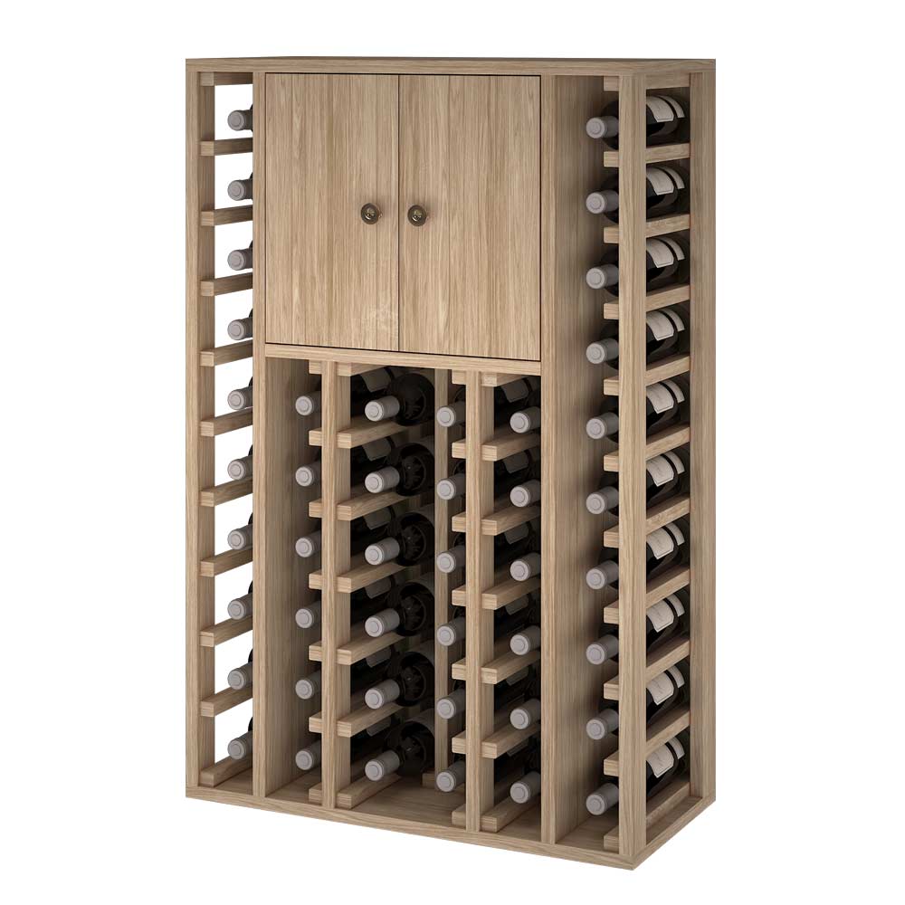 Winerex EFREN - 44 Flaschen + Schrank oben - Eiche/Oak