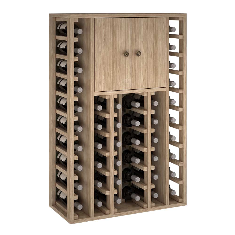 Winerex EFREN - 44 Flaschen + Schrank oben - Eiche/Oak