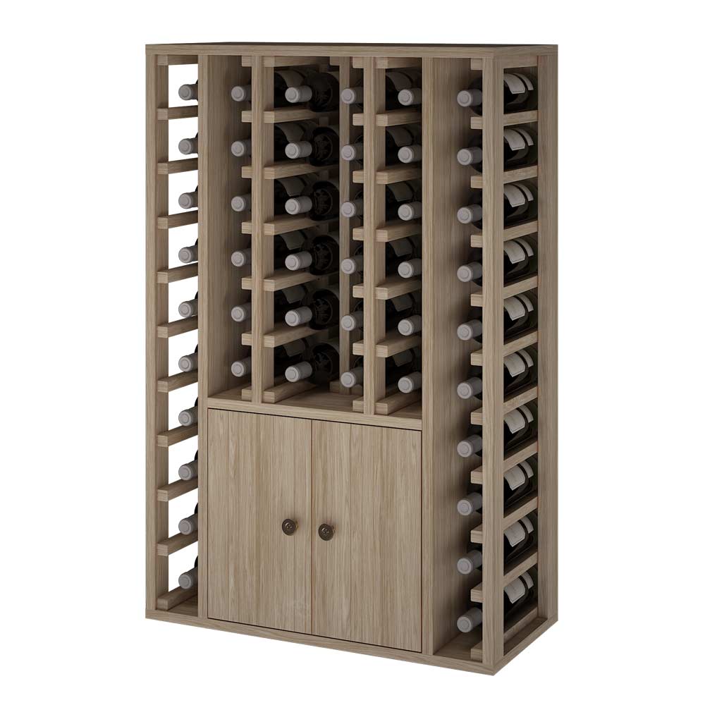 Winerex ESMA - 44 Flaschen + Schrank unten - Eiche/Oak