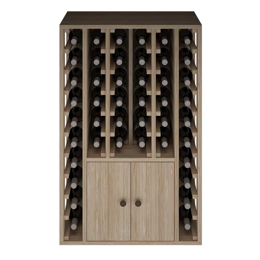 Winerex ESMA - 44 Flaschen + Schrank unten - Eiche/Oak