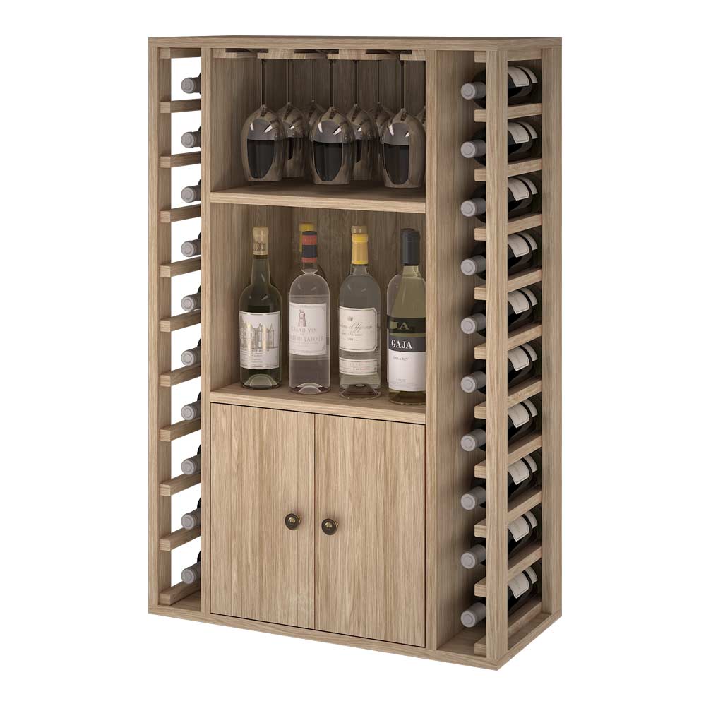 Winerex FARO - 20 Flaschen + Schrank und Fächer - Eiche/Oak