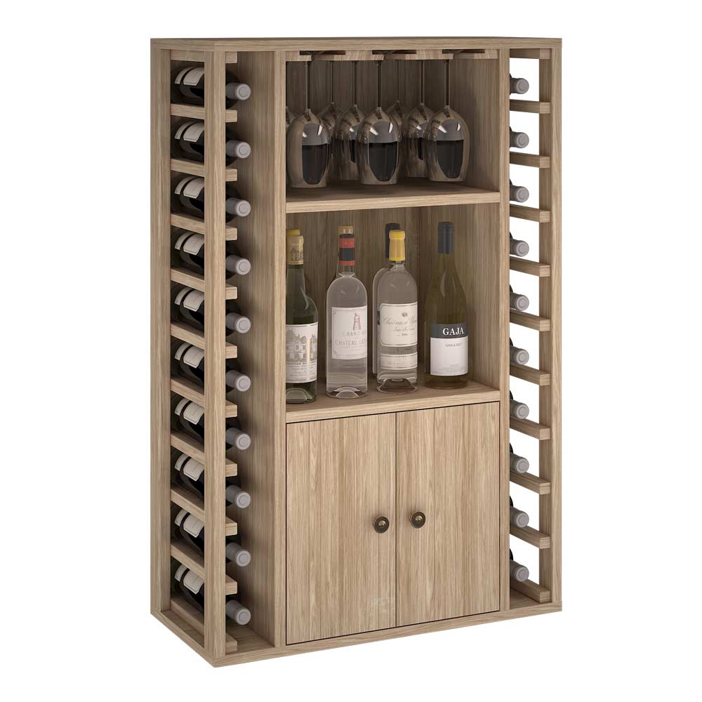 Winerex FARO - 20 Flaschen + Schrank und Fächer - Eiche/Oak