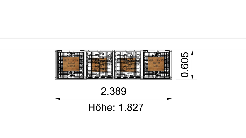 Xi Rack Premium 4x Set Model 3