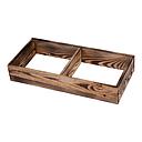 Caverack Sockel 600mm - geflammtes Kiefernholz