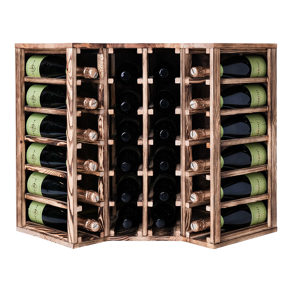 Caverack CORNER - 24 Flaschen - geflammtes Kiefernholz