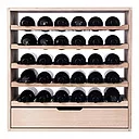 Caverack CLEO - 30 bottles + drawer - oak