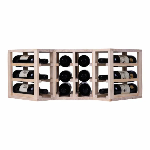 Caverack Half CORNER - 12 bottles - pine