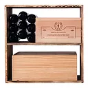 Caverack CENZO Feste Regale - geflammtes Kiefernholz