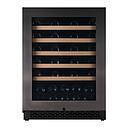 Pevino NG 46 bottles - 1 zone - black steel - black aluminium trim