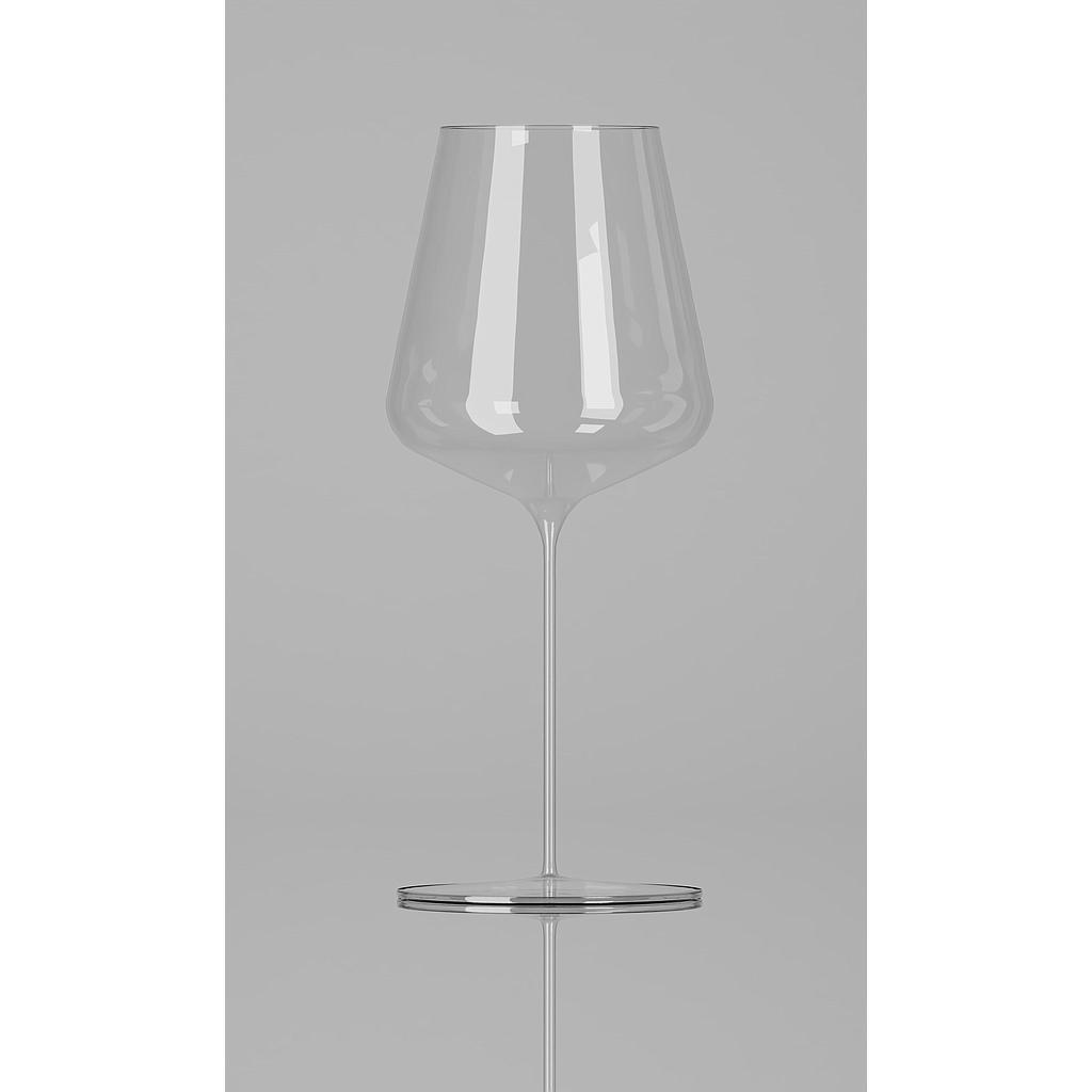 Tillman Glass - Cardinal Serie - handgeblasenes Bordeauxglas