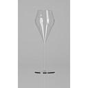 Tillman Glass - Cardinal series - hand made Champagne glass