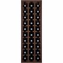 Winerex ALMA - 30 Flaschen (1/2 Modul) - Kiefernholz braun gebeizt