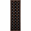 Winerex ALMA - 30 bottles (1/2 module) - pine wood brown stained