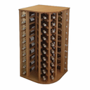 Winerex DELFO - 44 bottles + corner module - pine wood brown stained