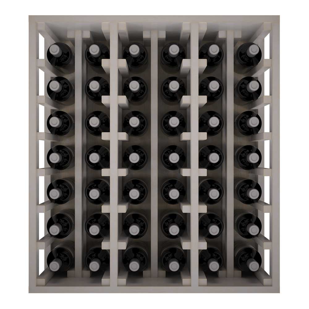 Winerex DESI special module - 42 bottles - pine wood white stained