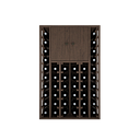 Winerex EFREN - 44 bottles + Cupboard on top - pine wood black stained