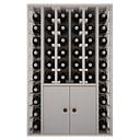Winerex ESMA - 44 bottles + cupboard at the bottom - pine wood white stained