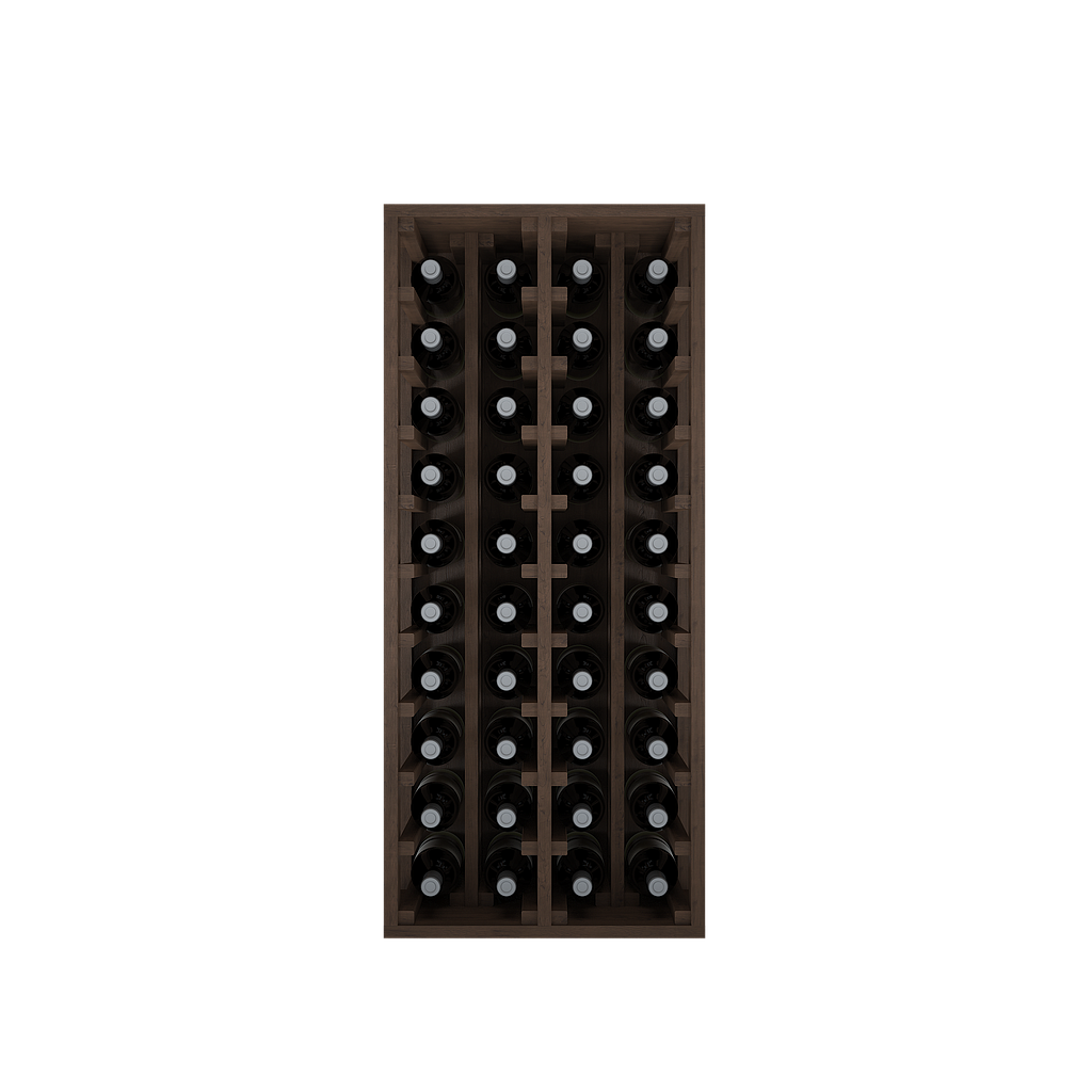 Winerex ISA - 40 bottles (2/3 module) - pine wood brown stained