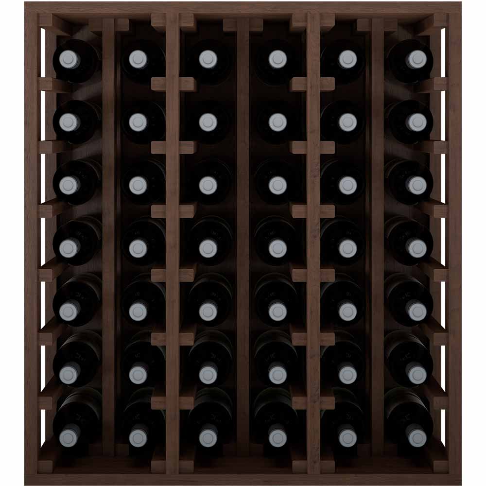 Winerex DESI Spezialmodul - 42 Flaschen - Kiefernholz braun gebeizt