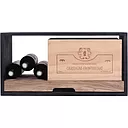 Caverack HALF PERNO - Ein Ausziehboden - Eichenholz und schwarz gebeizt