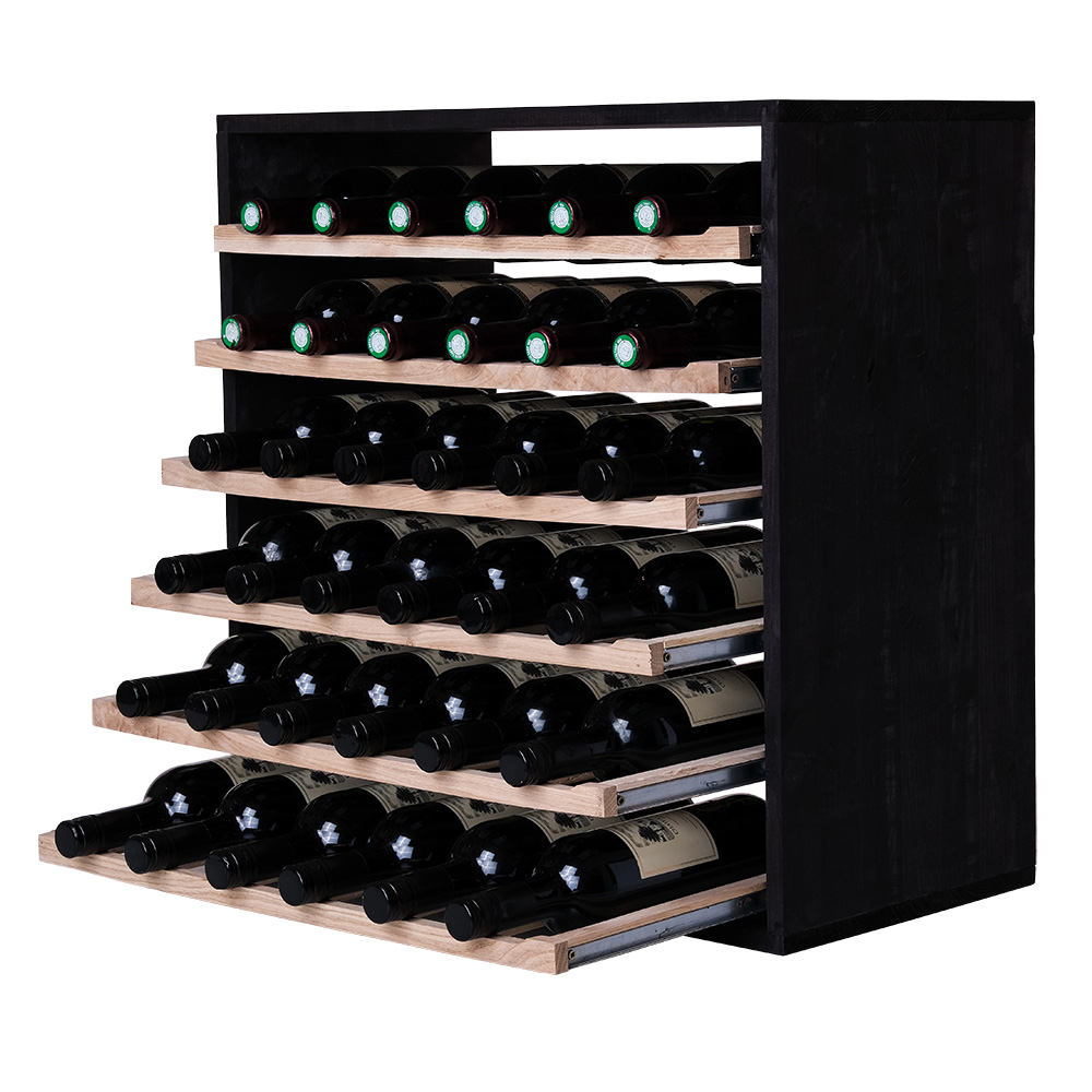Caverack LEO - 36 bottles - oak wood black stained