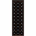 Winerex ALMA - 30 bottles (1/2 module) - pine wood black stained