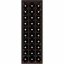 Winerex ALMA - 30 bottles (1/2 module) - pine wood black stained