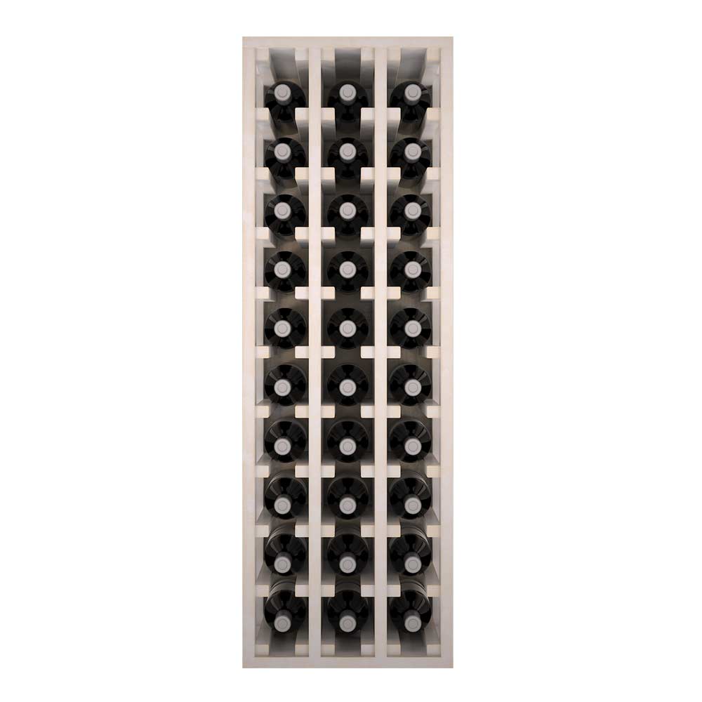 Winerex ALMA - 30 bottles (1/2 module) - pine wood white stained
